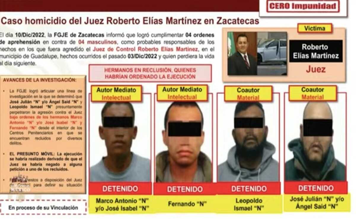 Juez de Zacatecas fue asesinado porque se negó a petición de dos reclusos: SSPC