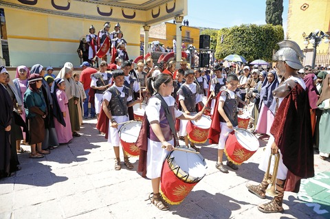 Celebran Semana Santa en Amealco