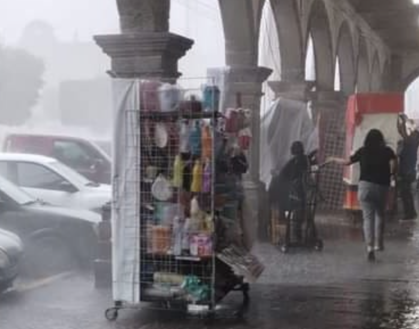 Lluvia causa afectaciones en Ixmiquilpan; PC  pide calma a la población