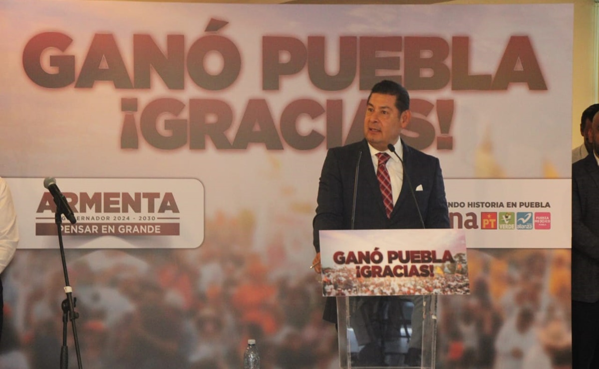 Alejandro Armenta anuncia triunfo histórico en Puebla y promete colaboración con opositores