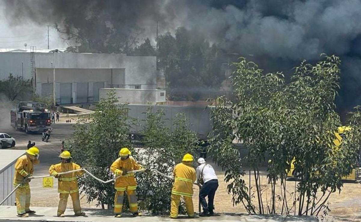 Registran incendio en bodega de Cuautitlán Izcalli; no se reportan lesionados