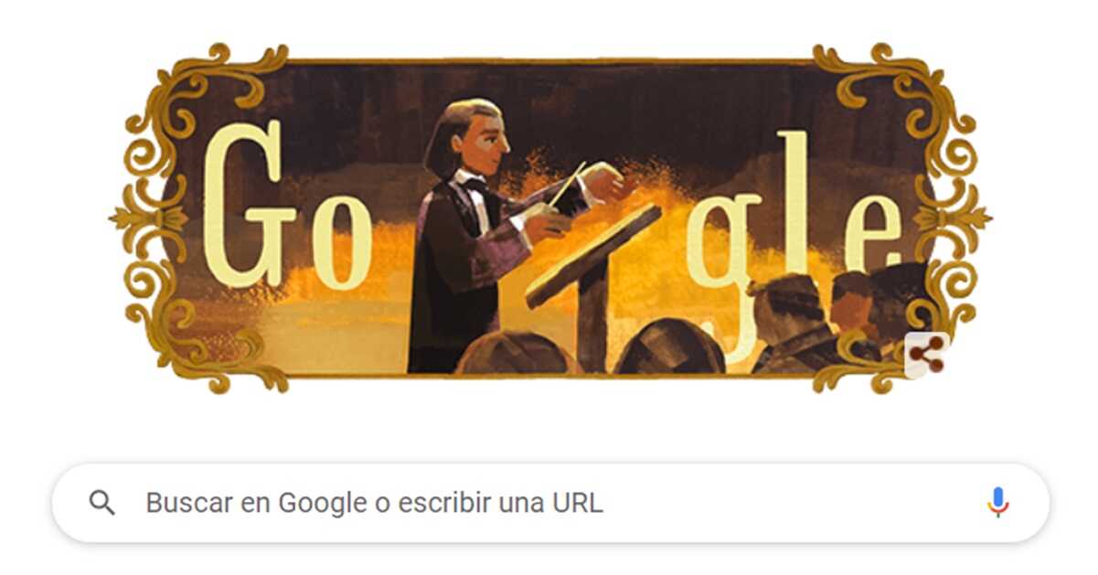 Google le quita por error 171 años al director de orquesta Johannes Brahms en su doodle