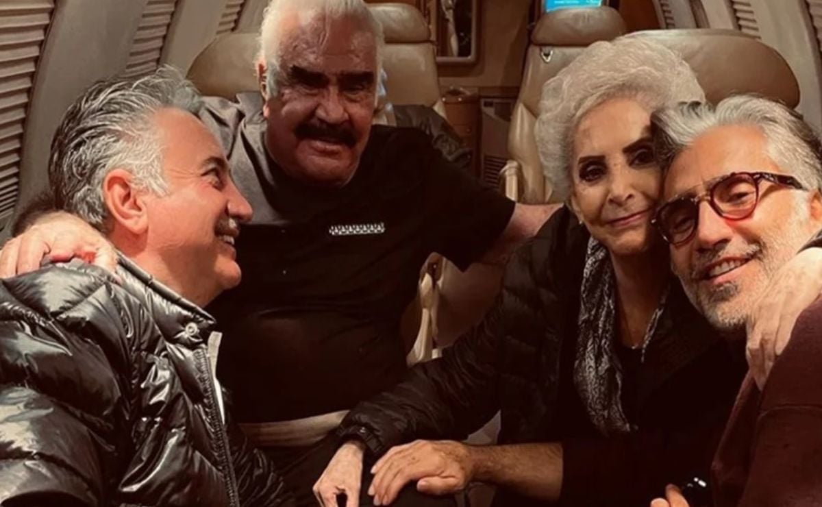 Doña Cuquita revela quién de sus hijos vio morir a Vicente Fernández 