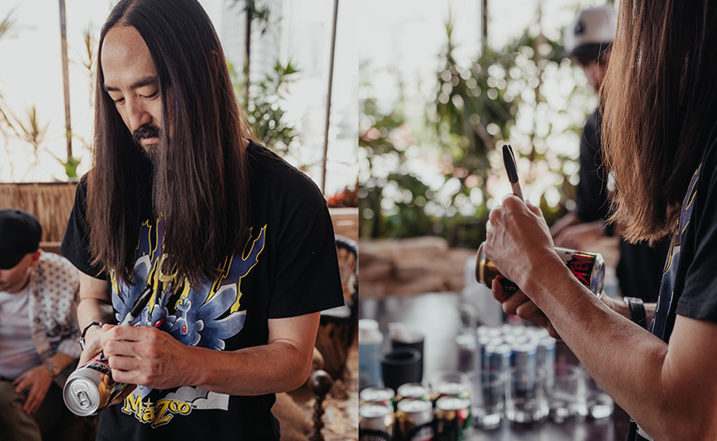 Steve Aoki y cerveza dos equis se unen para el lanzamiento de MIXX