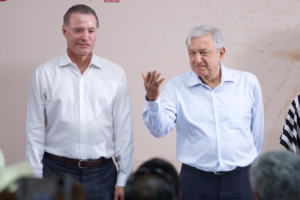 Con usted nos va a ir a toda madre, dice Quirino Ordaz a López Obrador