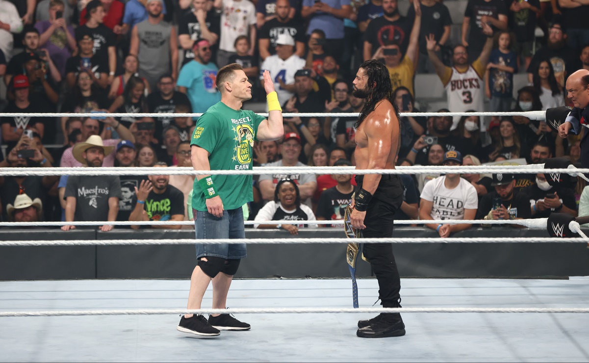 John Cena reaparece en WWE Money In The Bank; va por el Campeonato Universal de Roman Reigns
