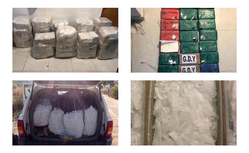 Aseguran en Ensenada casi media tonelada de distintas drogas, entre ellas fentanilo