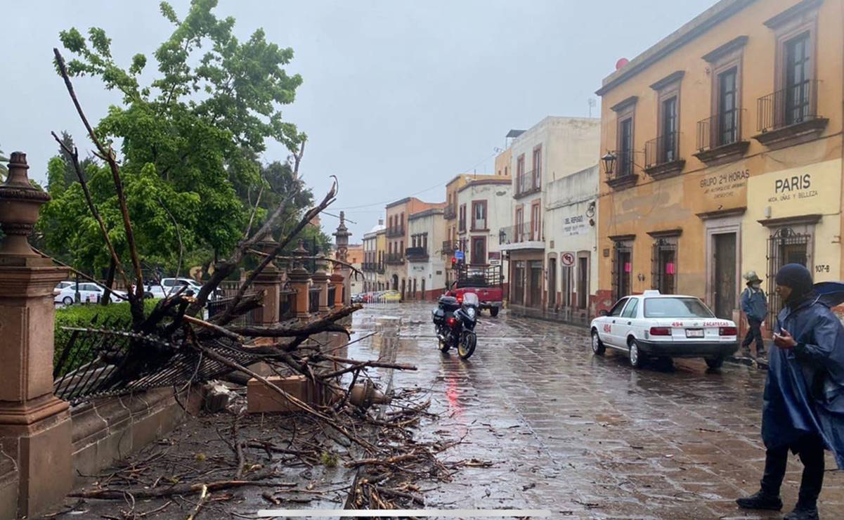 Tormenta Tropical "Alberto" deja lluvias fuertes y vientos de hasta 80 kilómetros por hora en Zacatecas