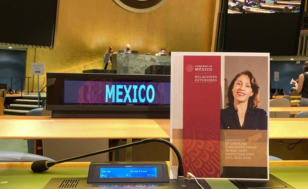 Eligen a la mexicana Carolina Fernández Opazo para presidir la Dependencia Común de Inspección