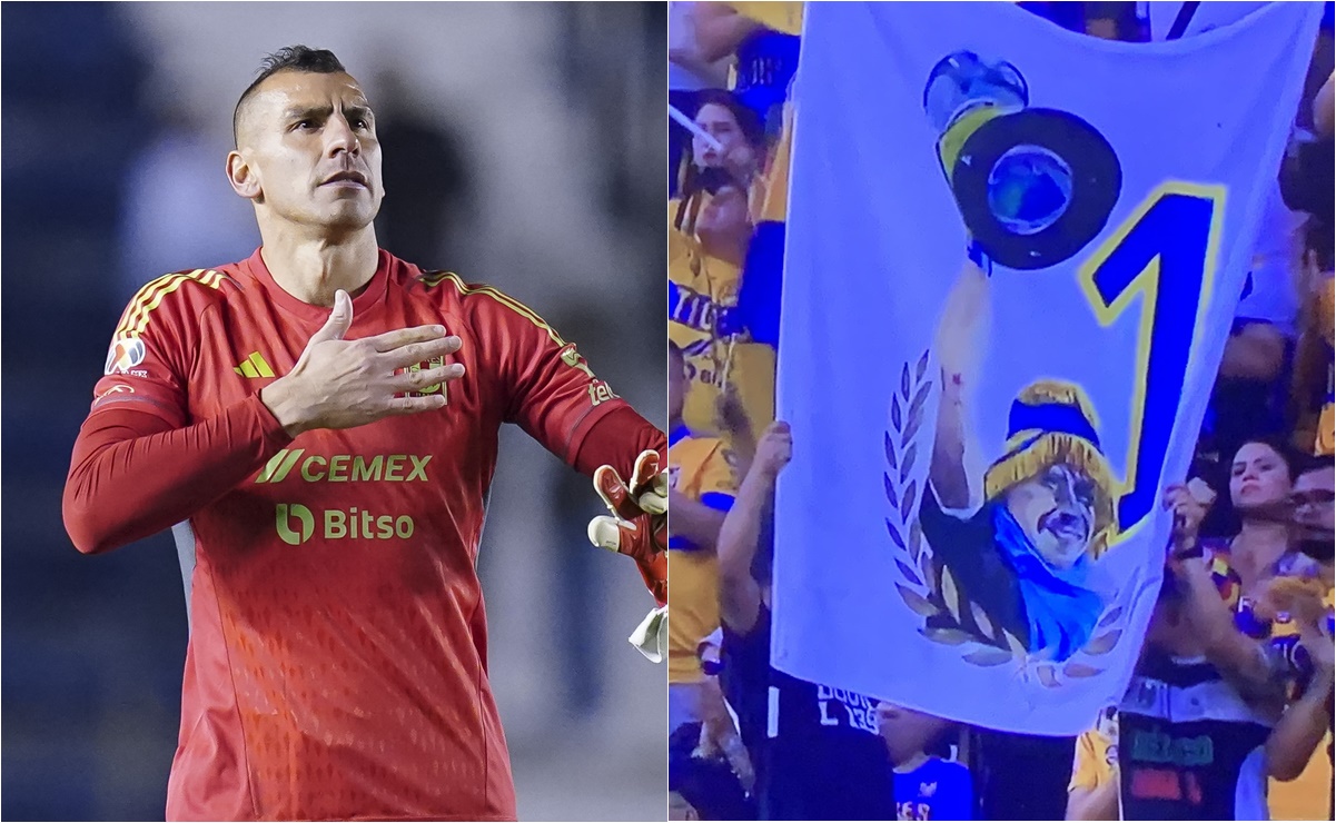 VIDEO: Afición de Tigres dedica minuto de aplausos a Nahuel Guzmán tras su sanción en la Liga MX