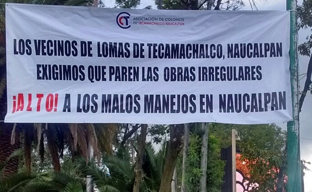 Vecinos de Tecamachalco exigen frenar construcciones irregulares