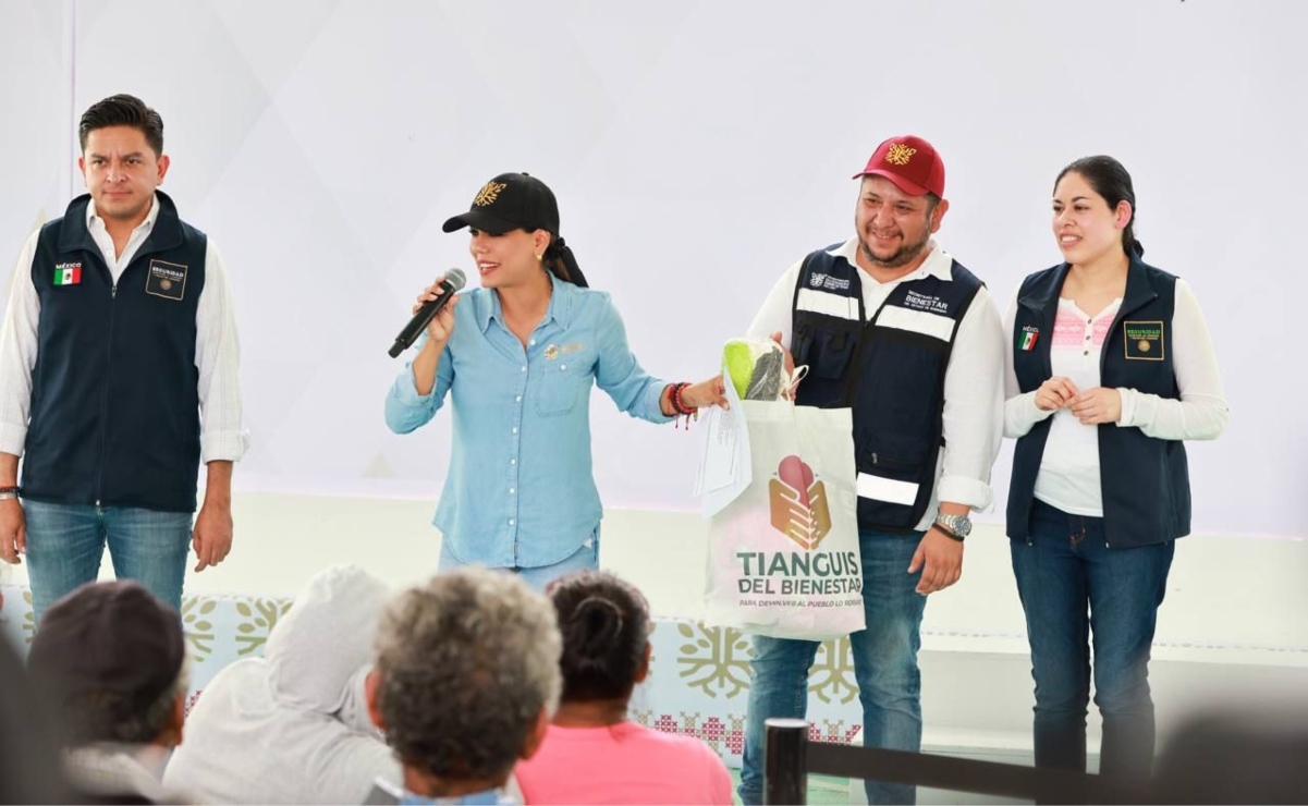 Se establece en Acapulco el Tianguis Bienestar para brindar apoyo a los damnificados por el huracán "Otis"