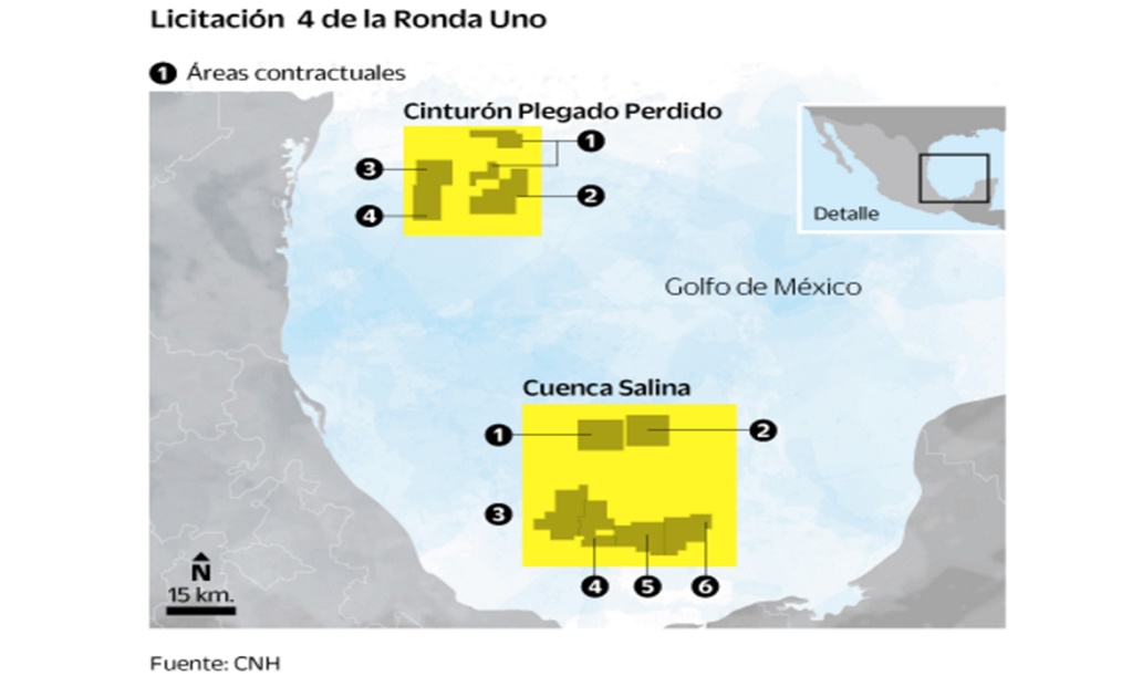 Chevron, Shell y Total se apuntan en México