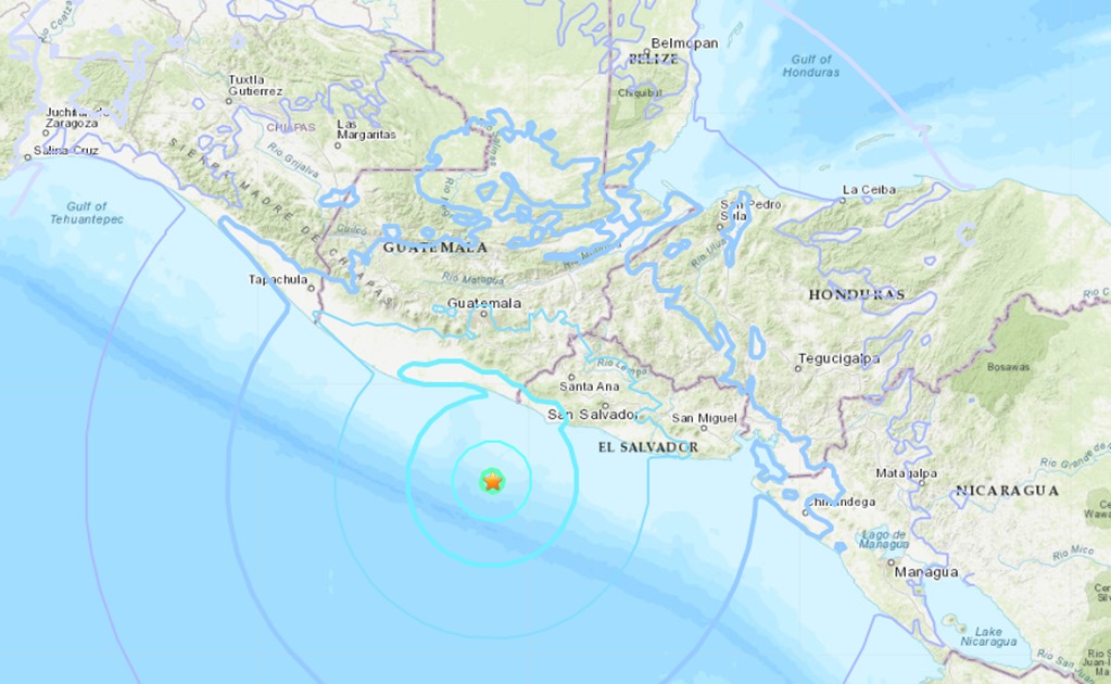 Registran sismo de 6.1 en El Salvador