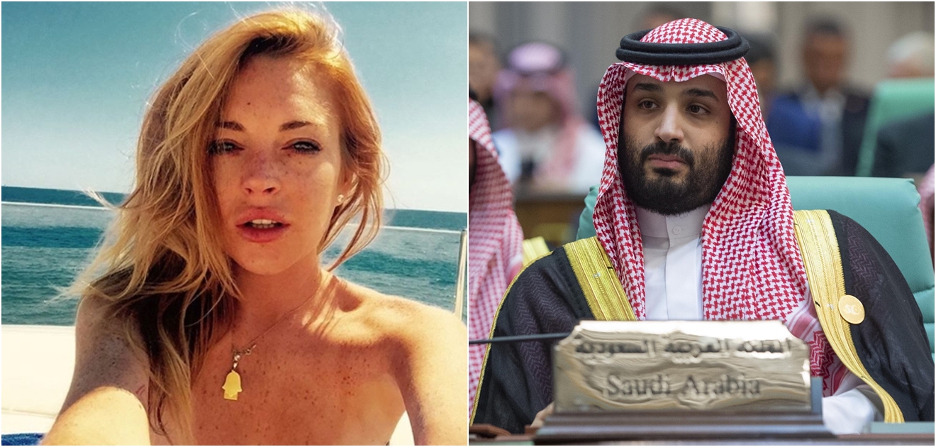 La actriz Lindsay Lohan y el príncipe heredero Mohammad bin Salman ¿son novios?