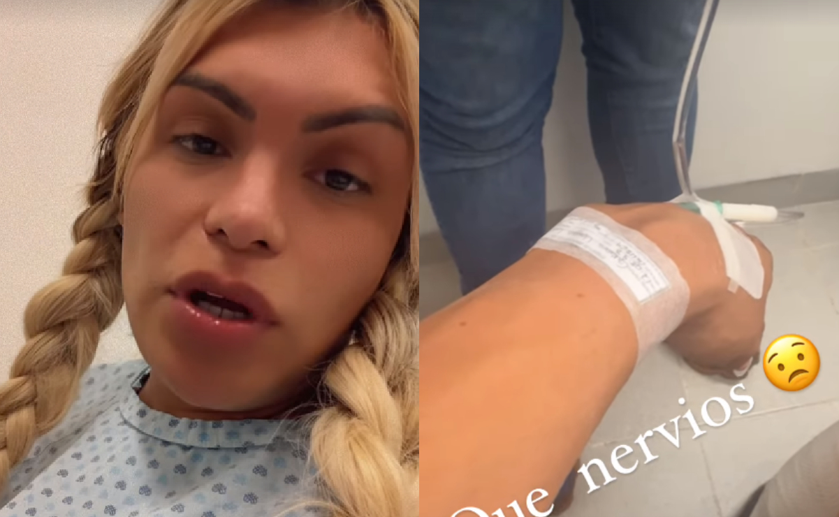 Wendy Guevara va a dar hasta el hospital por fuertes dolores abdominales