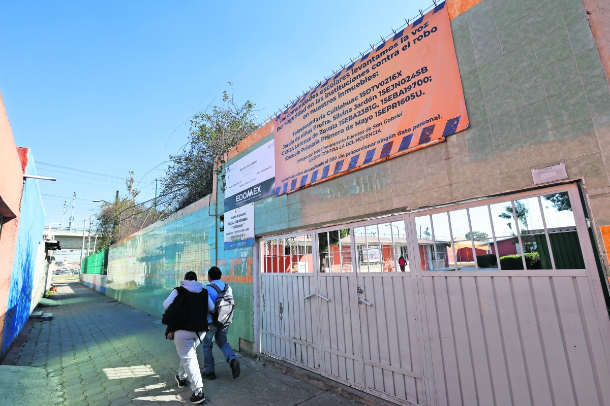 Alertan por robos en escuelas en Metepec