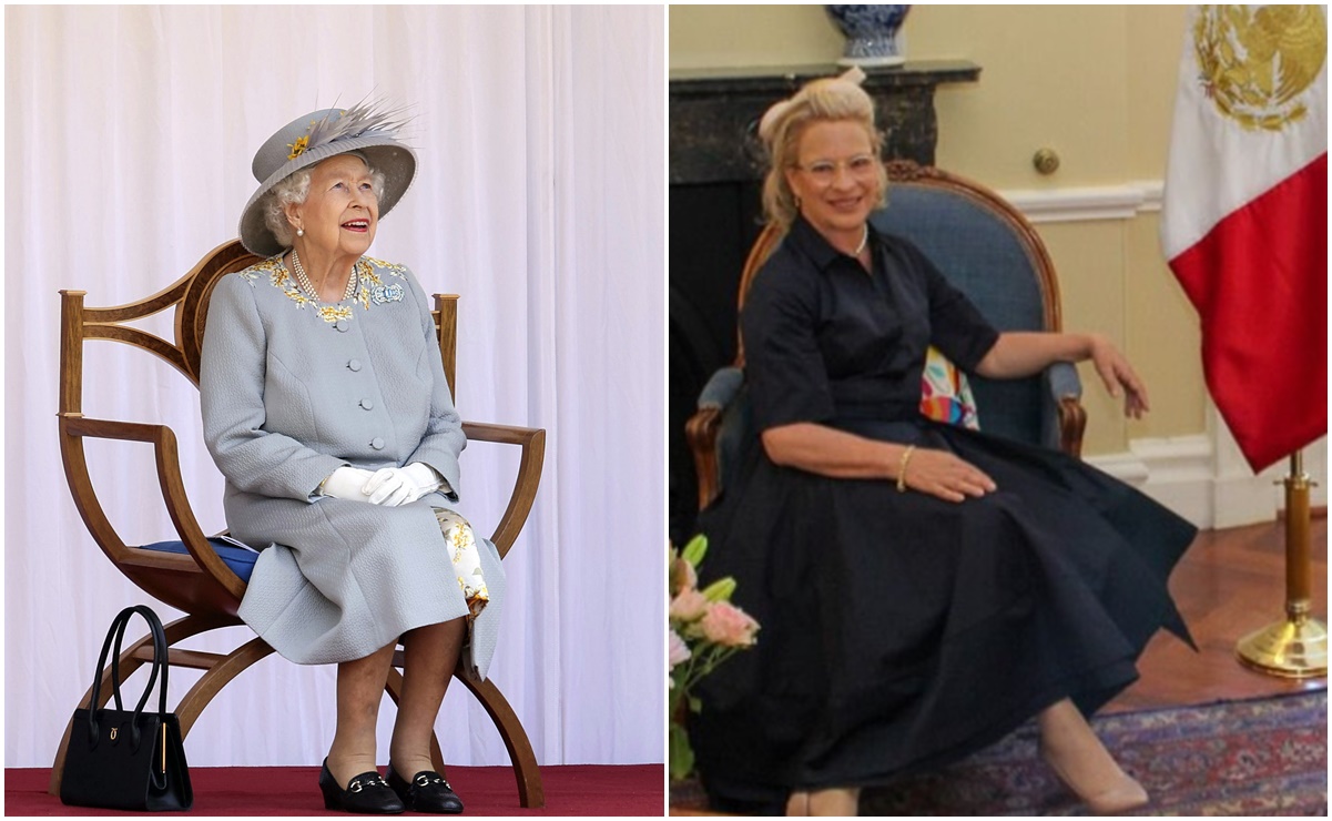 Exsecretaria de AMLO y "embajadora ante la reina Isabel II" expresa condolencias a familia real