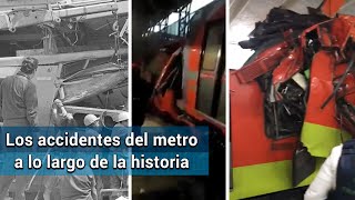 El choque en el Metro Tacubaya y otros a lo largo de la historia