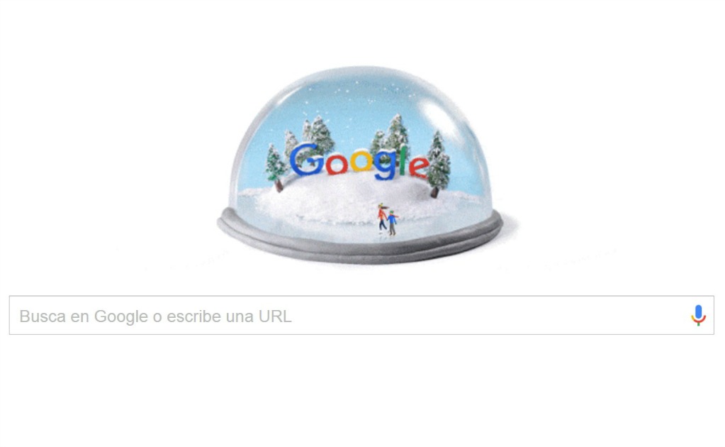Llega solsticio de invierno a Google