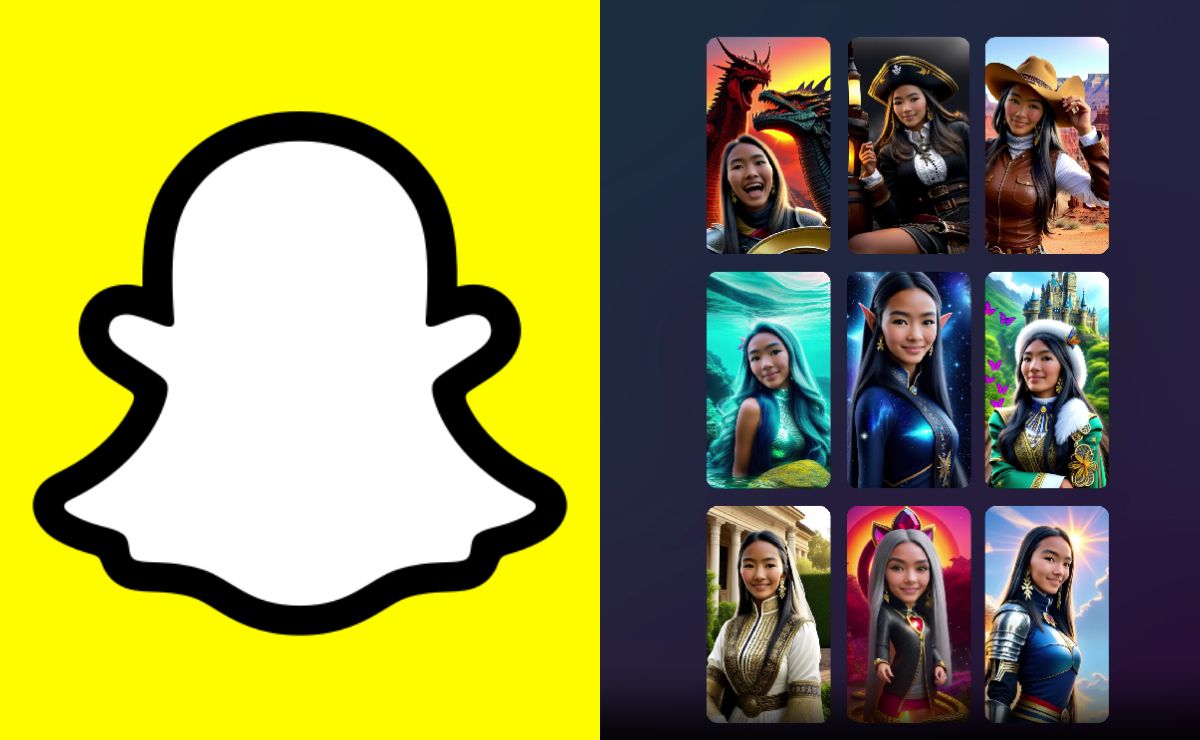 Conoce Dreams, la IA que te permite crear selfies para Snapchat