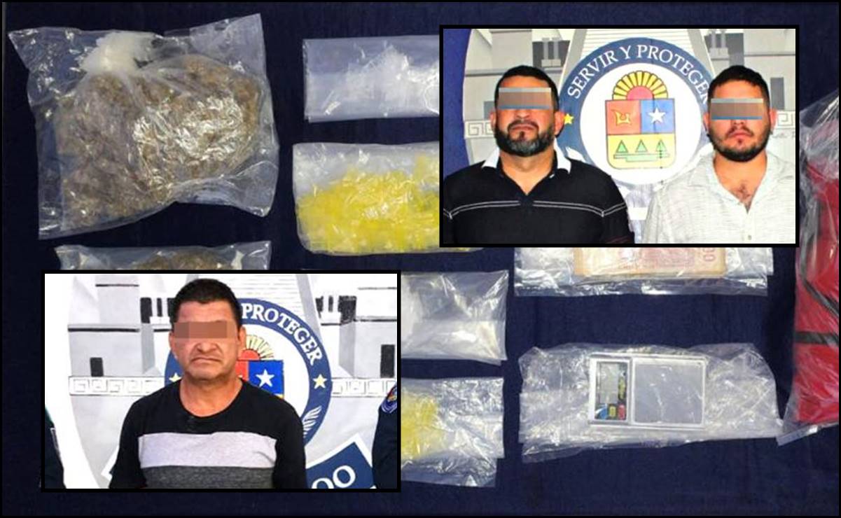 Entre marihuana, cocaína, crack, LSD y pastillas, incautan 247 kilos de droga en Quintana Roo