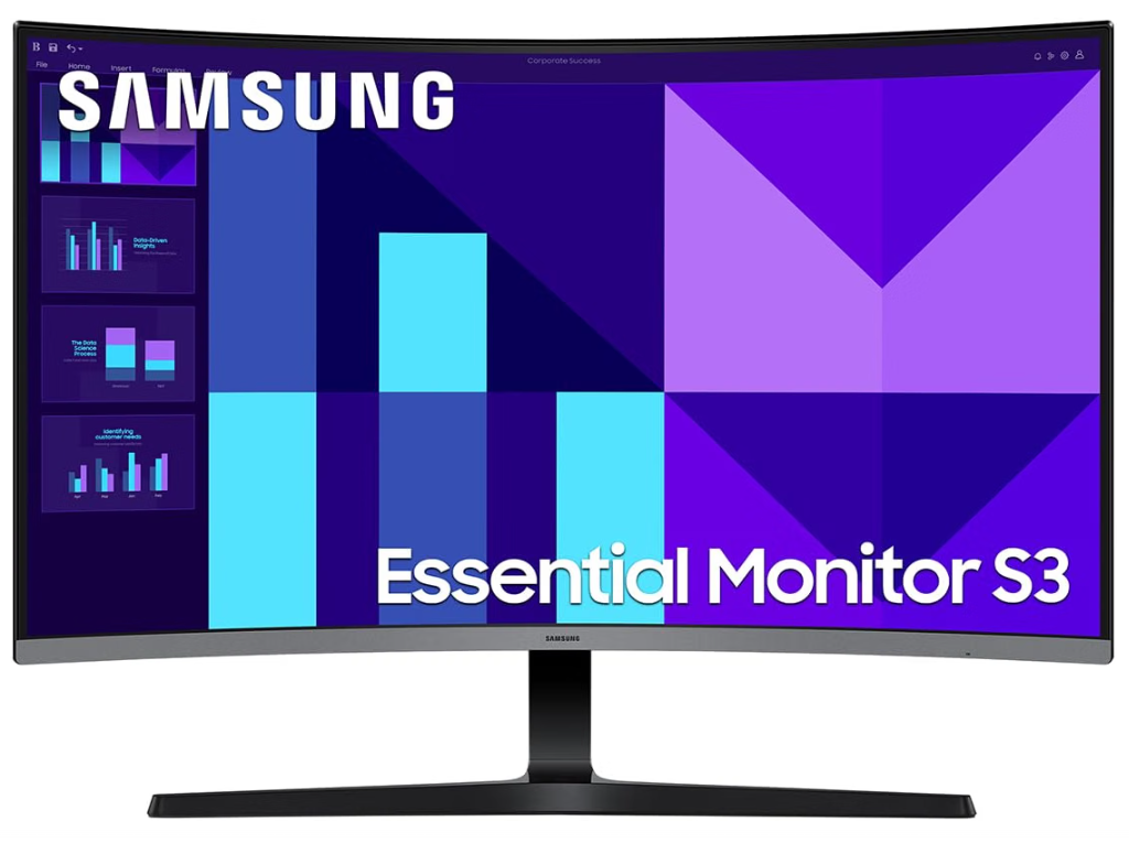Monitor Curvo Samsung Essential S3 de 27 pulgadas