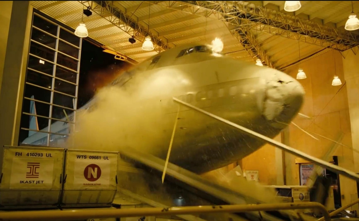 Nolan estrelló un avión real en el rodaje de "Tenet"