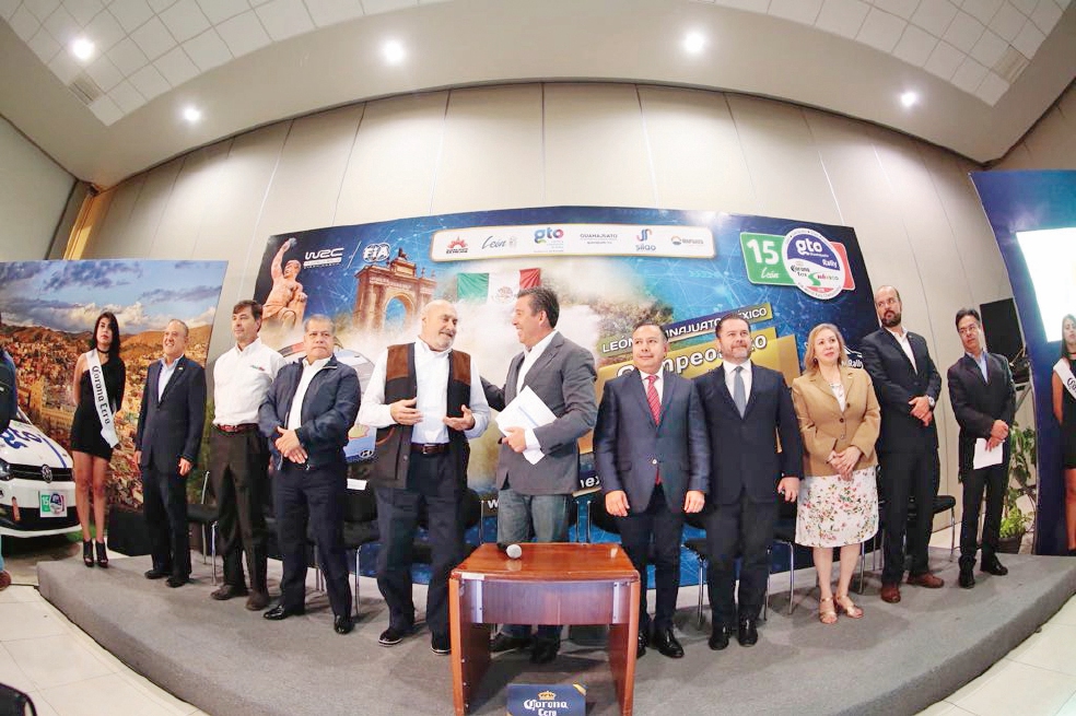Anuncian XV años del World Rally Championship en Guanajuato