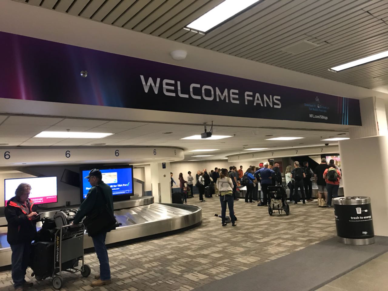 Minneapolis da bienvenida a los fans al Super Bowl LII