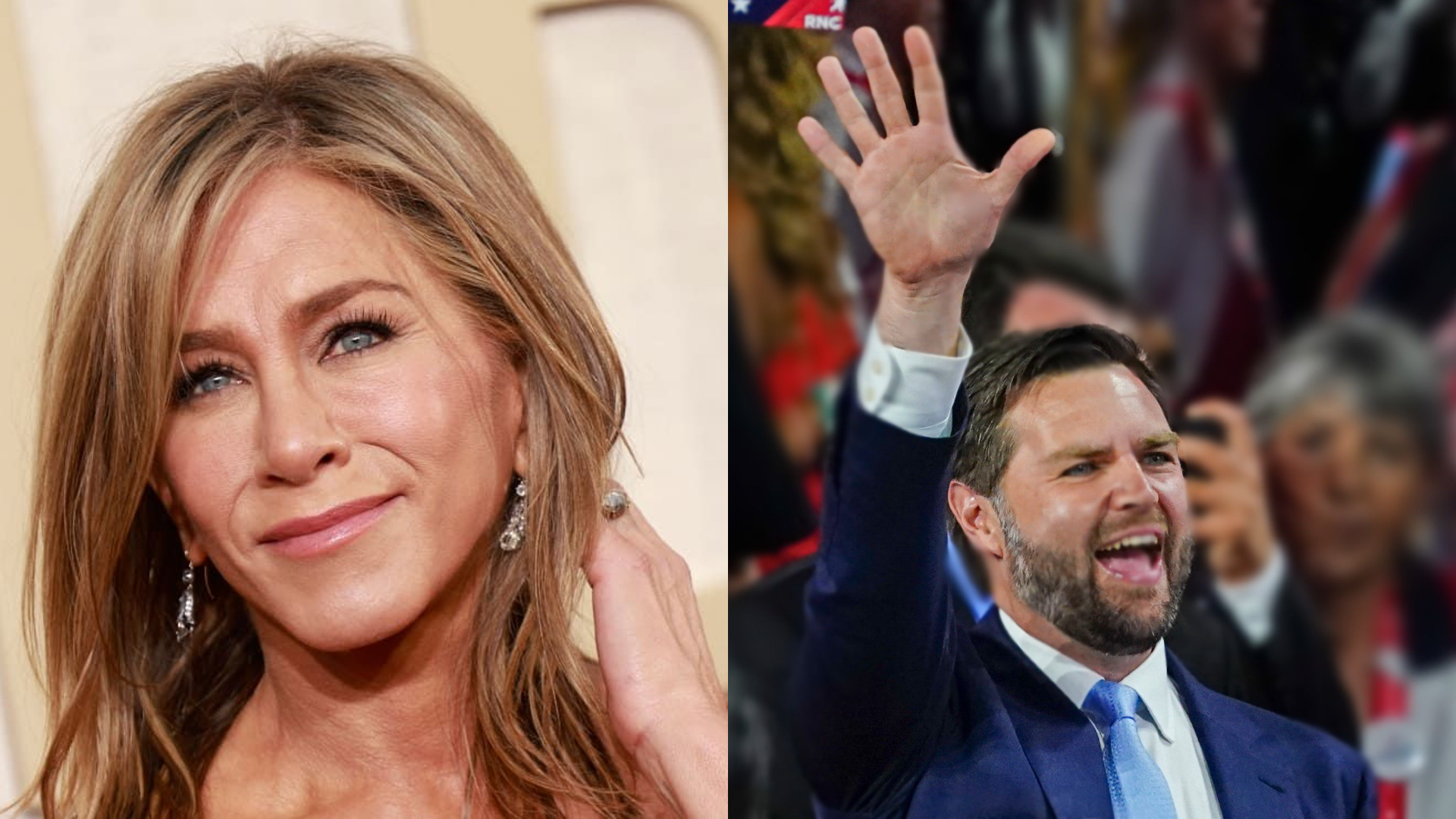 Jennifer Aniston se pronuncia contra JD Vance, candidato a vicepresidente