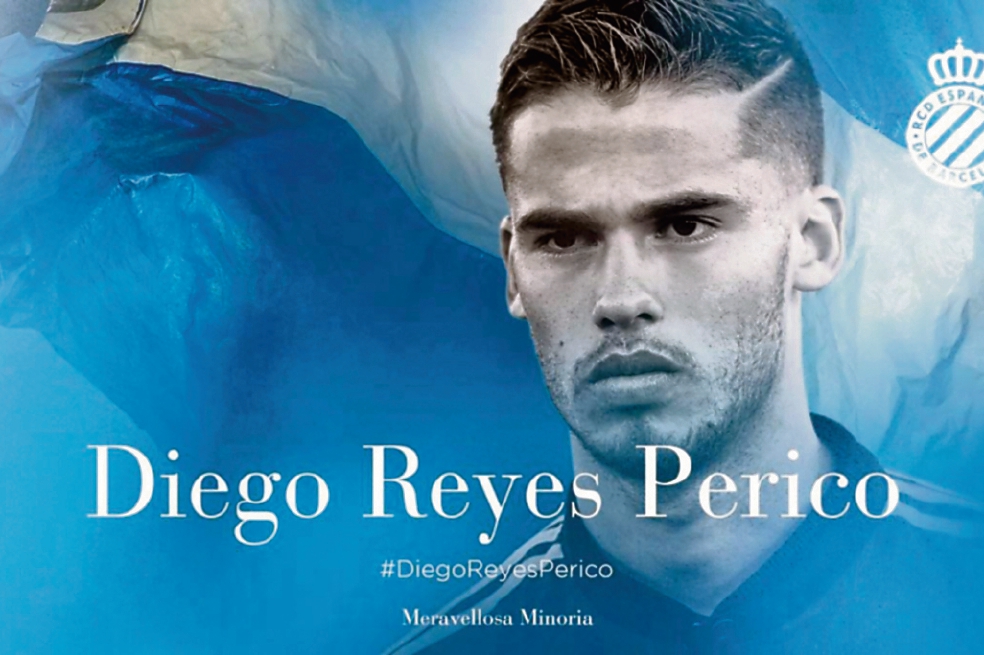 Diego Reyes llega cedido al Espanyol