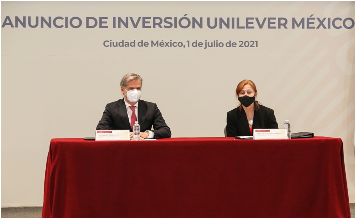 Unilever anuncia inversión en México de 5 mil 500 mdp en los próximos tres años