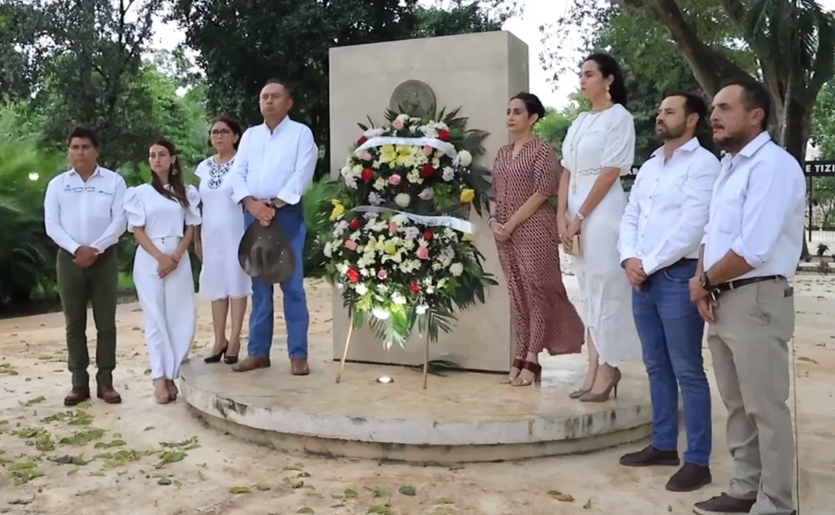 Realizan homenaje póstumo a la reina Isabel II, en jardín botánico que lleva su nombre en Yucatán