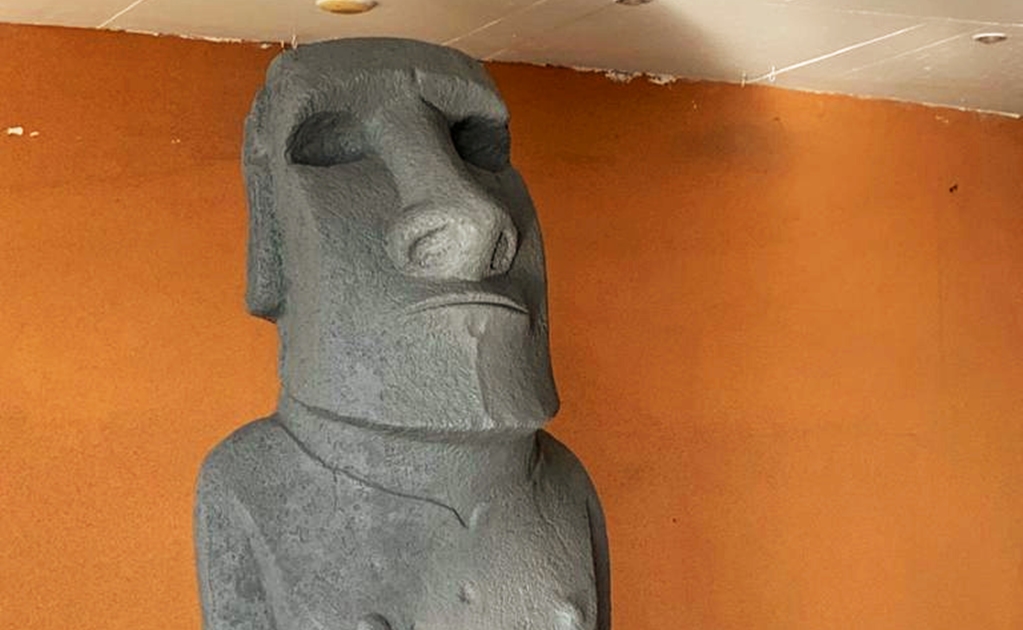 Rapa Nui presenta modelo para réplica del moai del museo de Londres