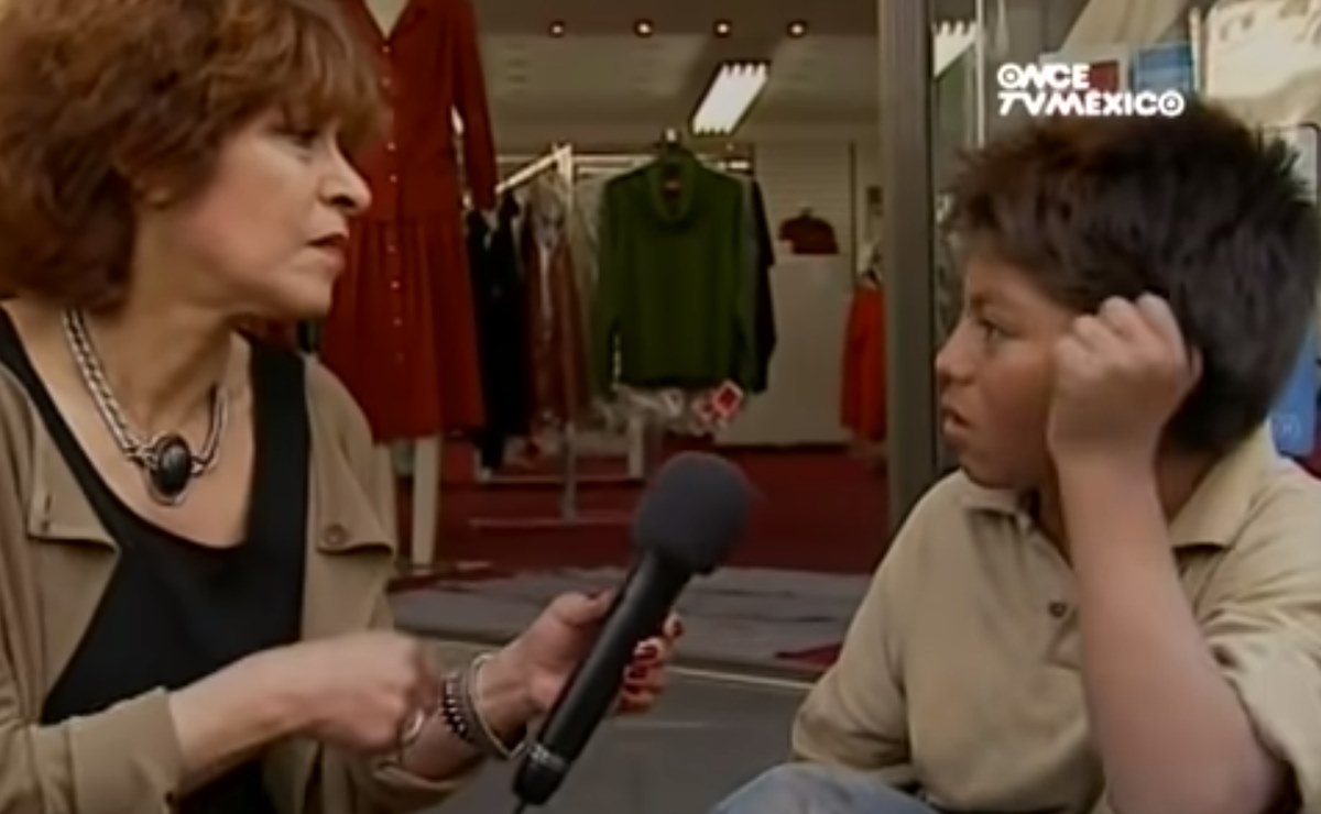 Cristina Pacheco y la tierna entrevista que le hizo a un niño “acomodador de coches”, que es viral