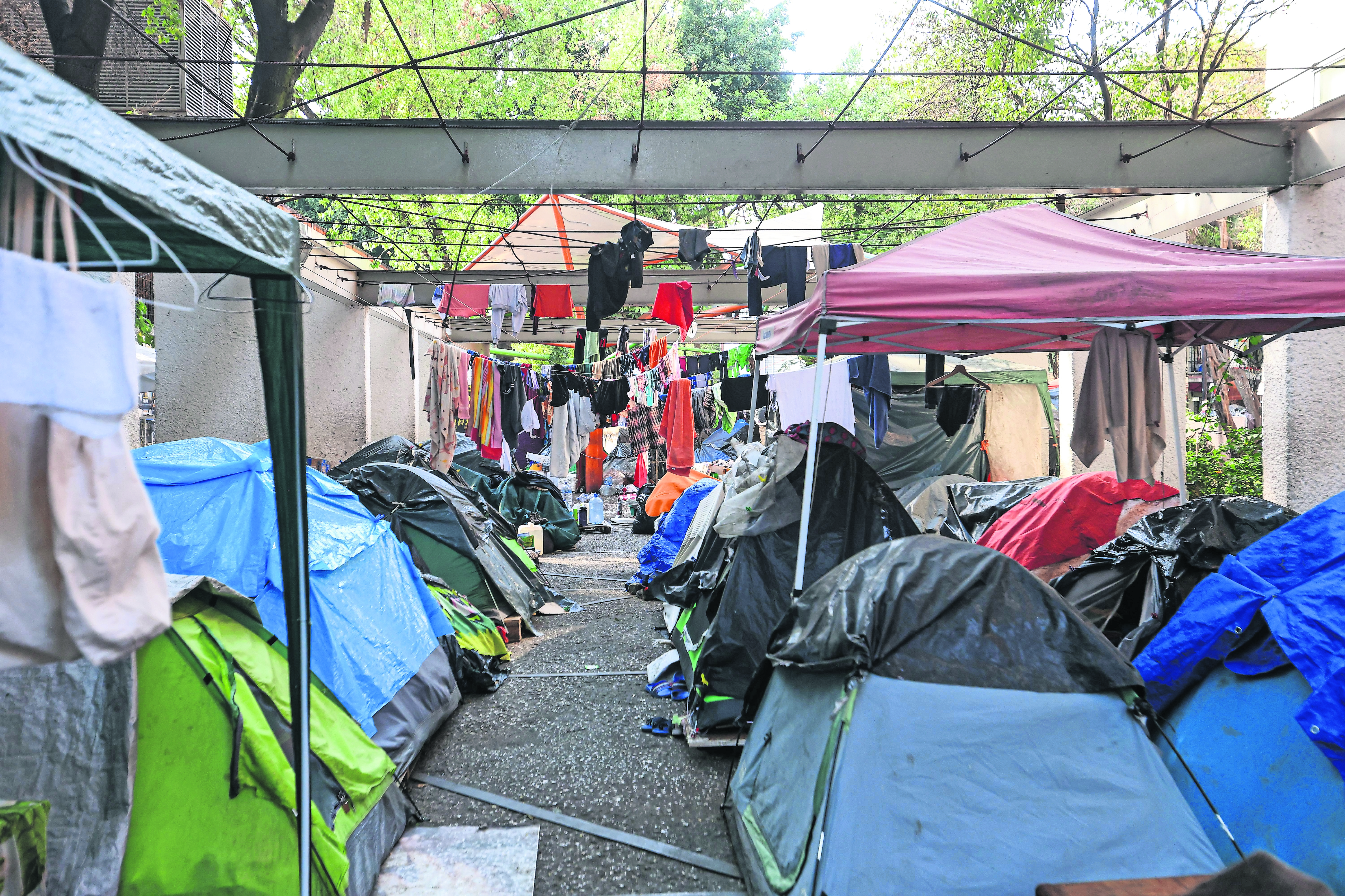 Ubican en CDMX 6 campamentos de migrantes