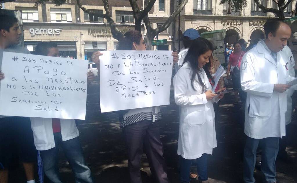 Médicos de Morelos se suman a protesta nacional