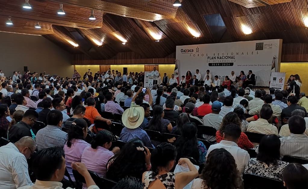 Inicia en Oaxaca el foro regional para la elaboración del Plan Nacional de Desarrollo