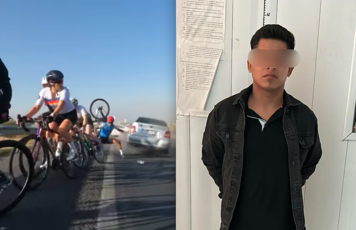 Detienen a conductor que embistió a ciclistas en Querétaro