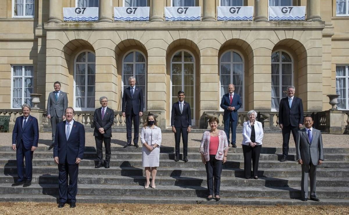 Acuerda G7 impuesto global a firmas multinacionales