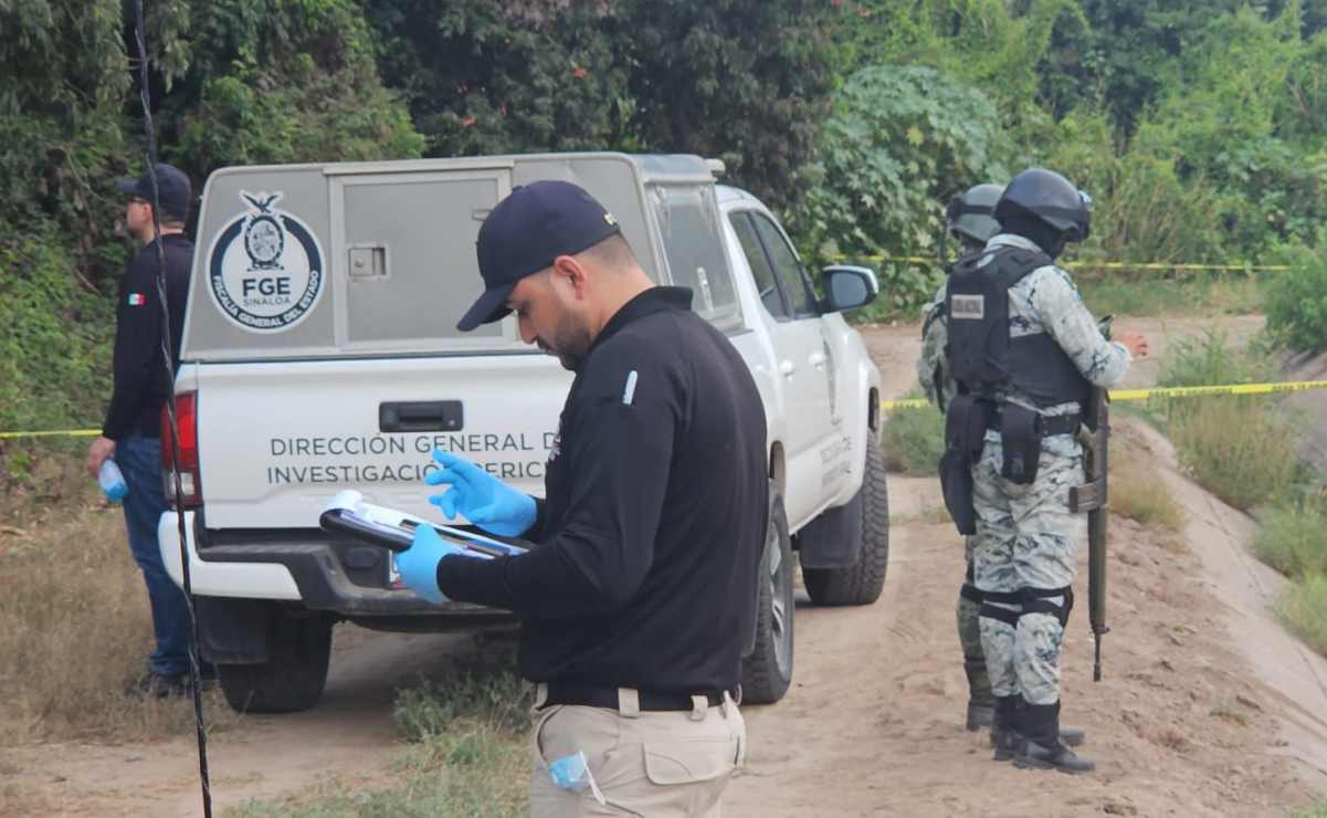 Localizan en Novalato, Sinaloa, 4 cuerpos atados de pies y manos con signos de tortura y disparos 