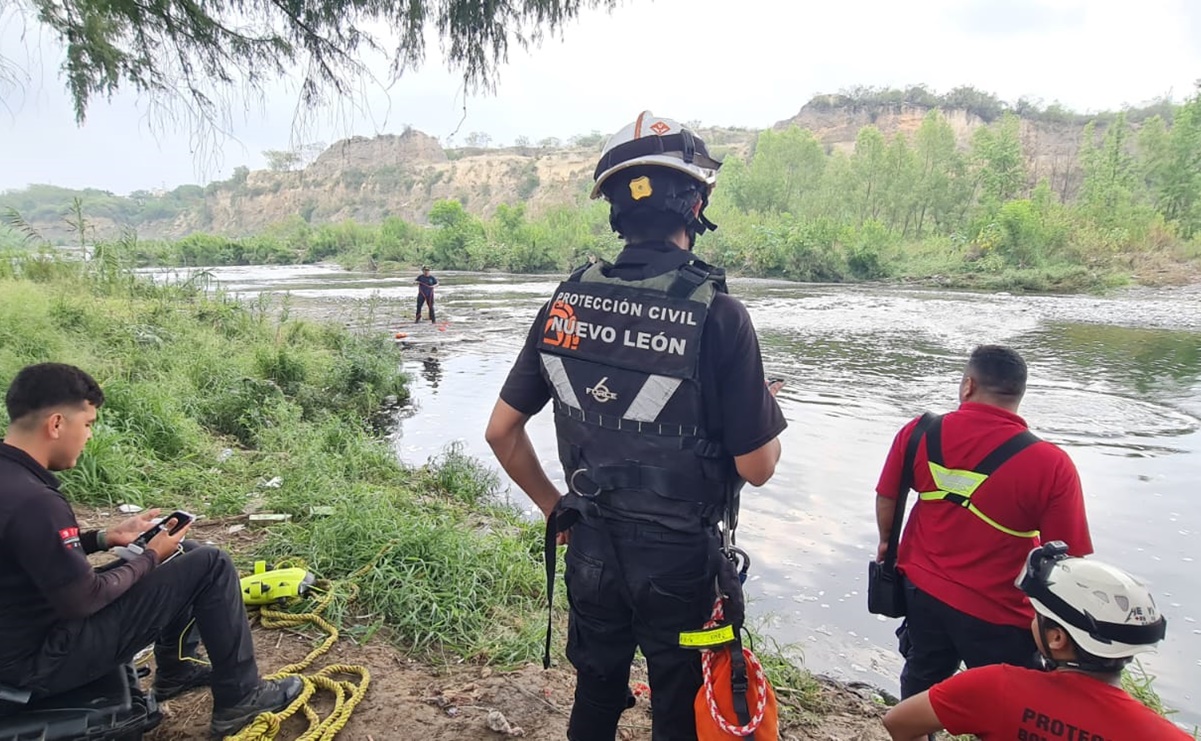 Rescatan cuerpo de hombre que murió ahogado en río Santa Catarina, Nuevo León