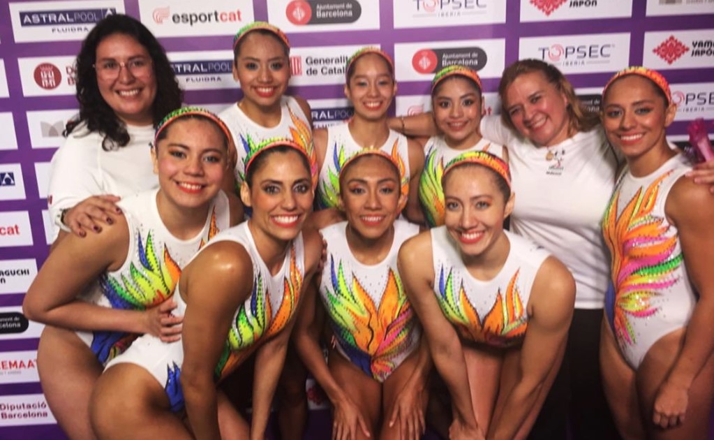 Mexico's artistic swimming team triumphs in Barcelona