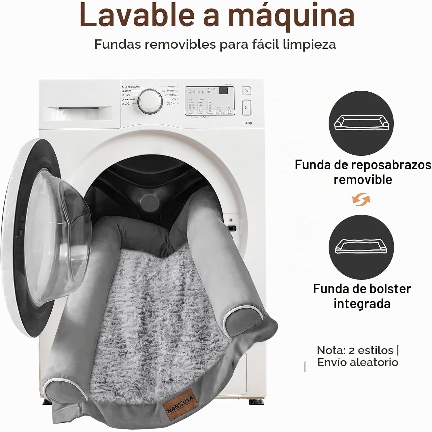 Cama ortopédica para perros grandes NANUYA - Foto 4