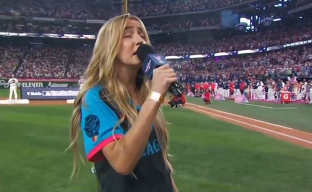 Ingrid Andress reveló estar borracha cuando entonó el Himno de Estados Unidos en el Home Run Derby