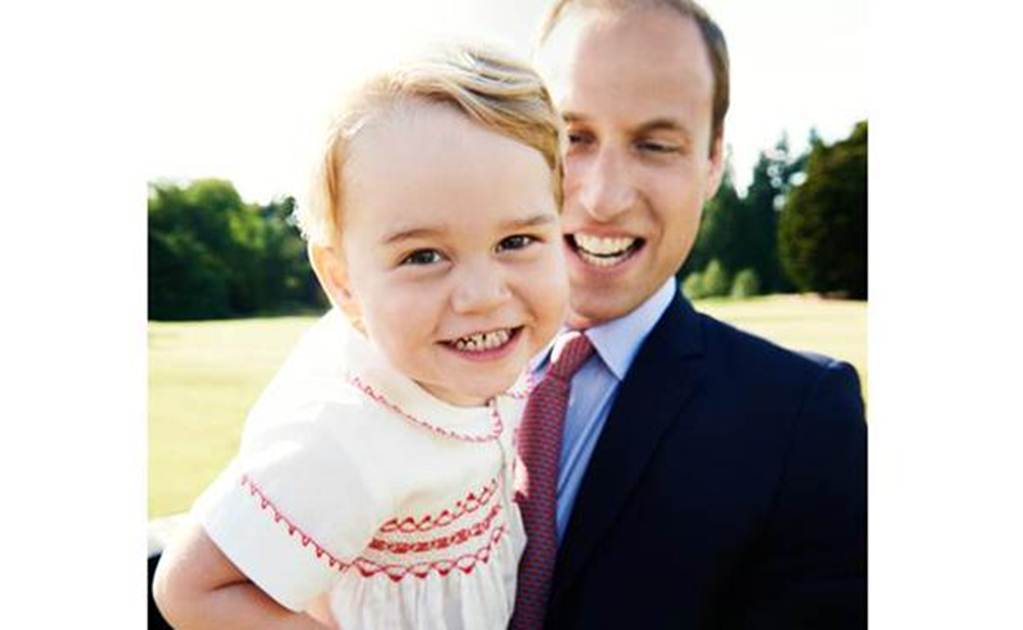 La tierna foto del príncipe Jorge con su papá