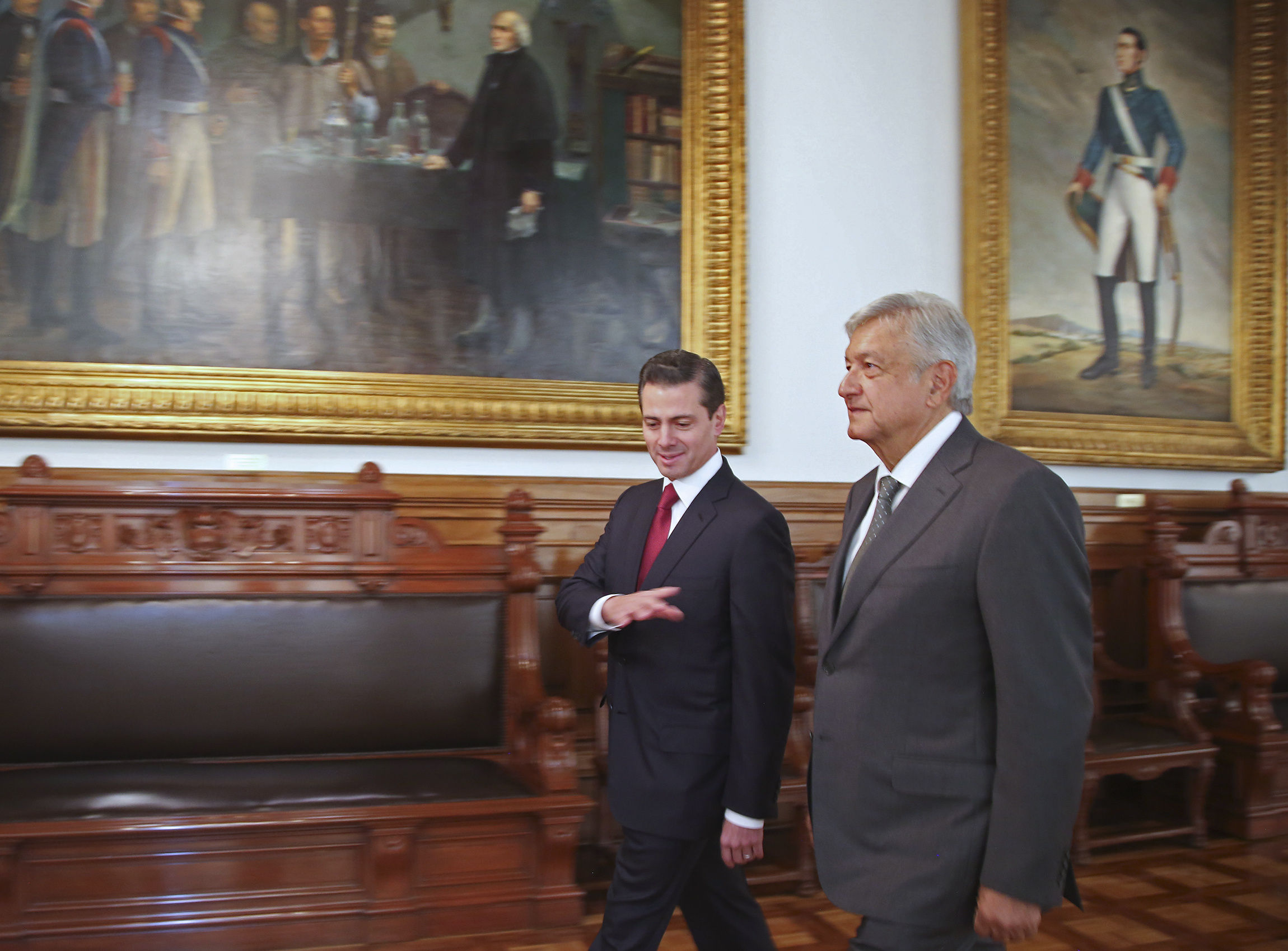 Peña Nieto y AMLO se reúnen hoy en Palacio Nacional para iniciar transición