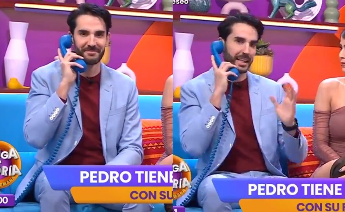 Critican a Pedro Prieto por simular llamada por teléfono con su hijo que aún no nace