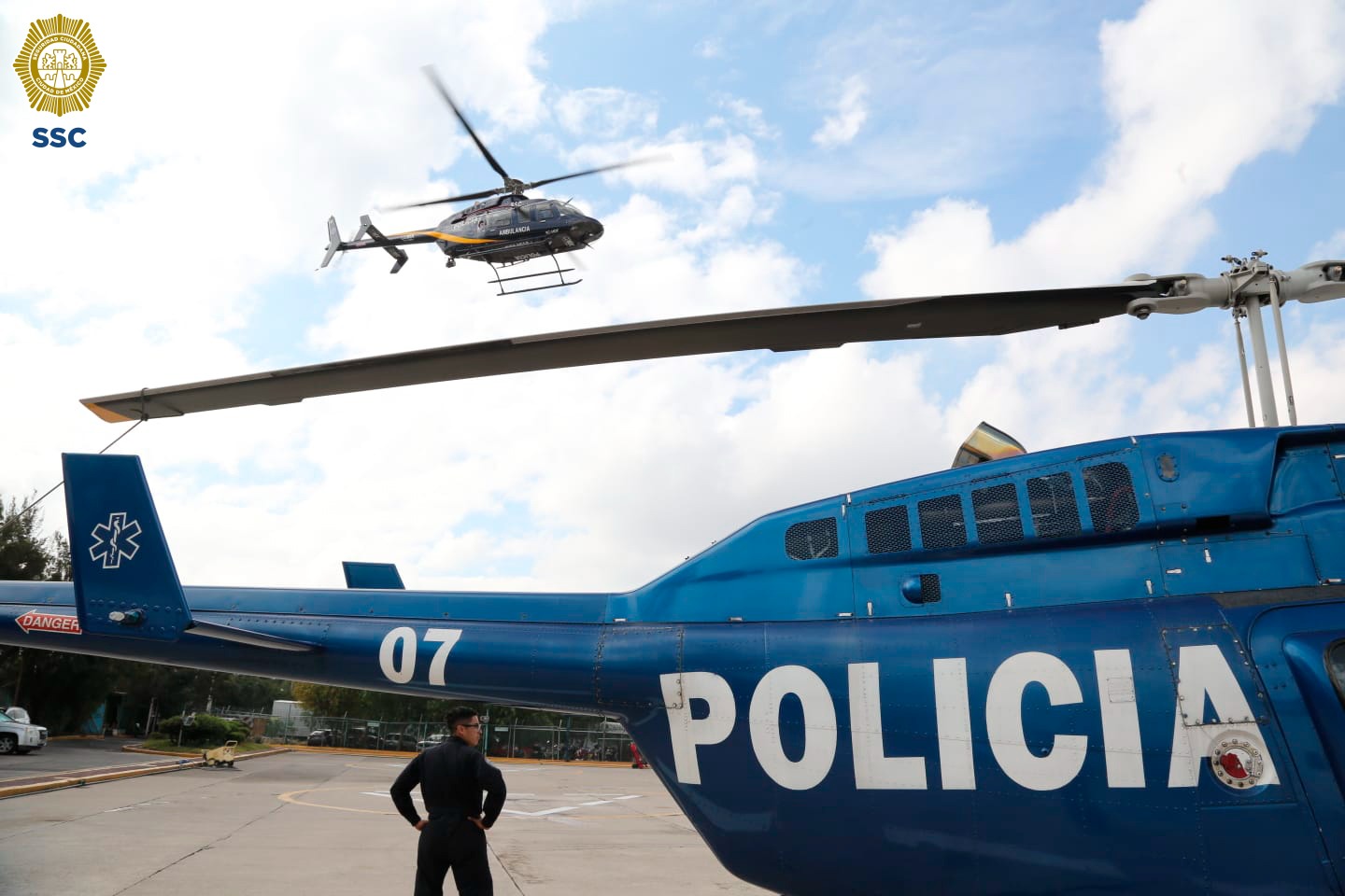 "Otis": Helicópteros del ERUM se trasladan a Guerrero para apoyar a niños que requieran atención médica